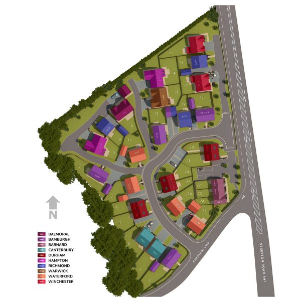 New houses for sale in Stretton, Alfreton Meadowview Homes